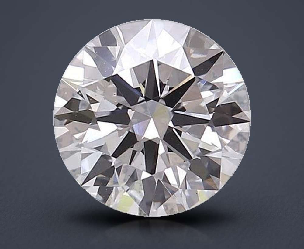 2.02ct H VS1 Rare Carat Ideal Cut Round Lab Grown Diamond