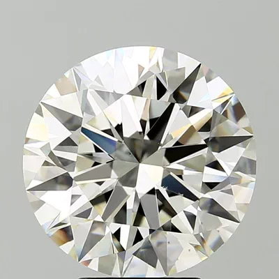 5.22ct I SI1 Rare Carat Ideal Cut Round Diamond