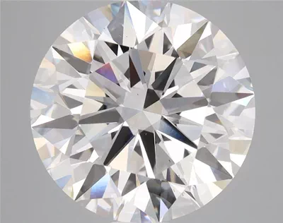 6.03ct D VS2 Rare Carat Ideal Cut Round Lab Grown Diamond