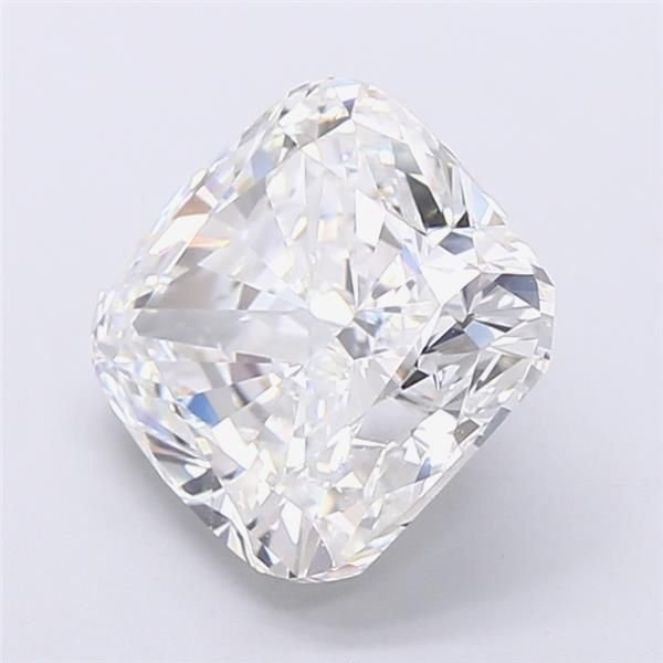 6.52ct E VVS2 Rare Carat Ideal Cut Cushion Lab Grown Diamond