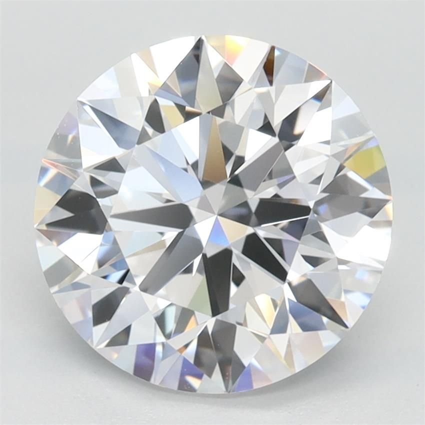 2.63ct D VVS1 Rare Carat Ideal Cut Round Lab Grown Diamond