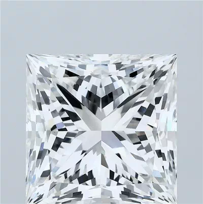 11.04ct F VVS2 Rare Carat Ideal Cut Princess Lab Grown Diamond