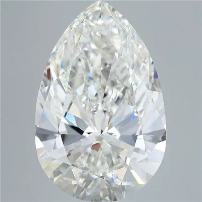 11.99ct F VVS2 Rare Carat Ideal Cut Pear Lab Grown Diamond