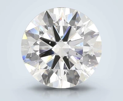5.51ct H SI2 Rare Carat Ideal Cut Round Diamond
