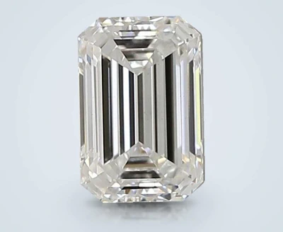 1.24ct D VS1 Rare Carat Ideal Cut Emerald Lab Grown Diamond