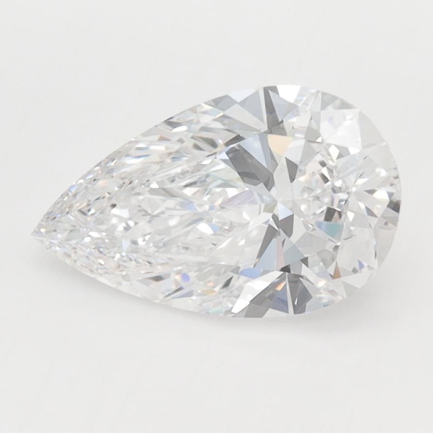 1.59ct D VVS2 Rare Carat Ideal Cut Pear Lab Grown Diamond