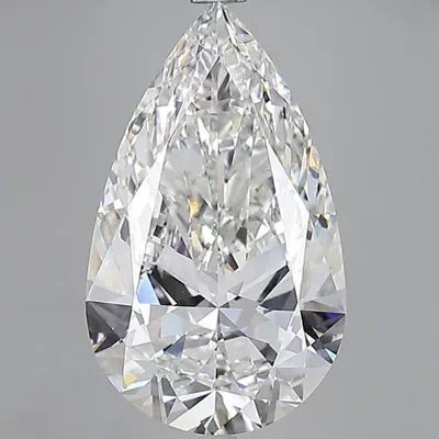15.08ct F VVS2 Rare Carat Ideal Cut Pear Lab Grown Diamond