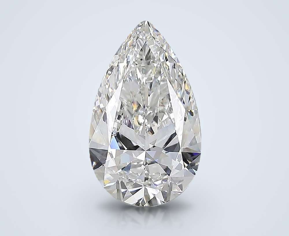 15.08ct F VVS2 Rare Carat Ideal Cut Pear Lab Grown Diamond