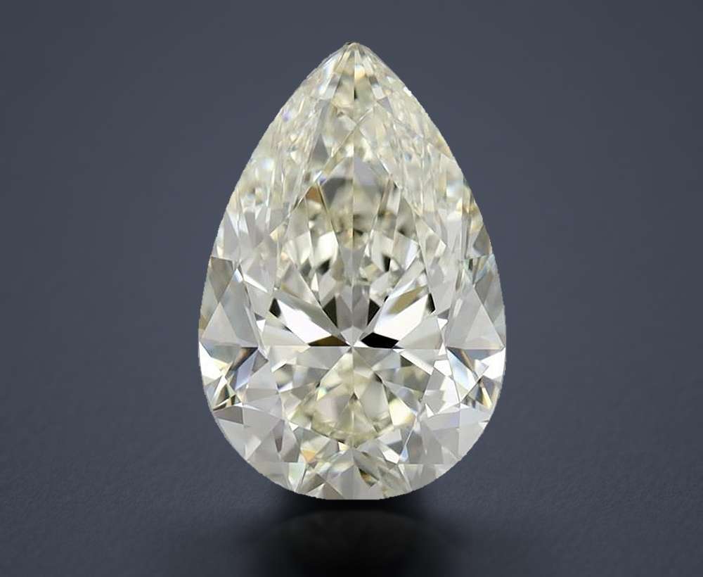 1.70ct K VVS2 Rare Carat Ideal Cut Pear Diamond