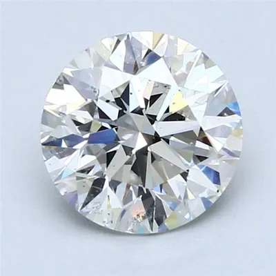 2.51ct G SI1 Rare Carat Ideal Cut Round Diamond