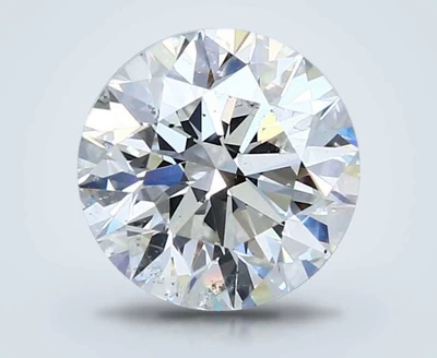 2.51ct G SI1 Rare Carat Ideal Cut Round Diamond