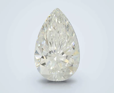 3.08ct F VVS2 Rare Carat Ideal Cut Pear Lab Grown Diamond