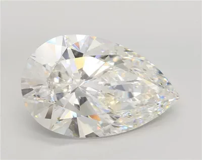 21.02ct F VS1 Rare Carat Ideal Cut Pear Lab Grown Diamond