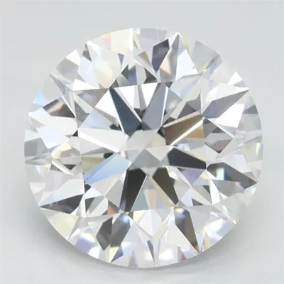 3.14ct D IF Rare Carat Ideal Cut Round Lab Grown Diamond