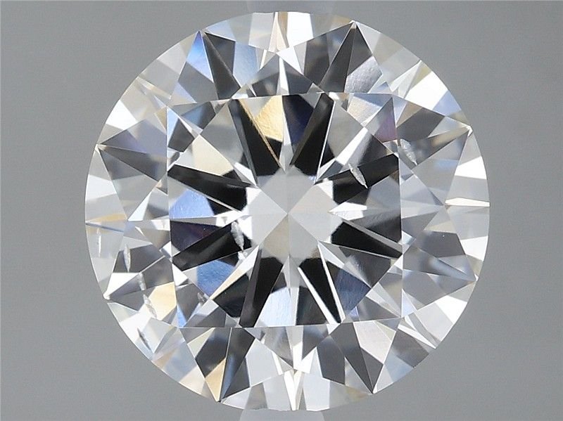3.01ct F SI2 Excellent Cut Round Lab Grown Diamond