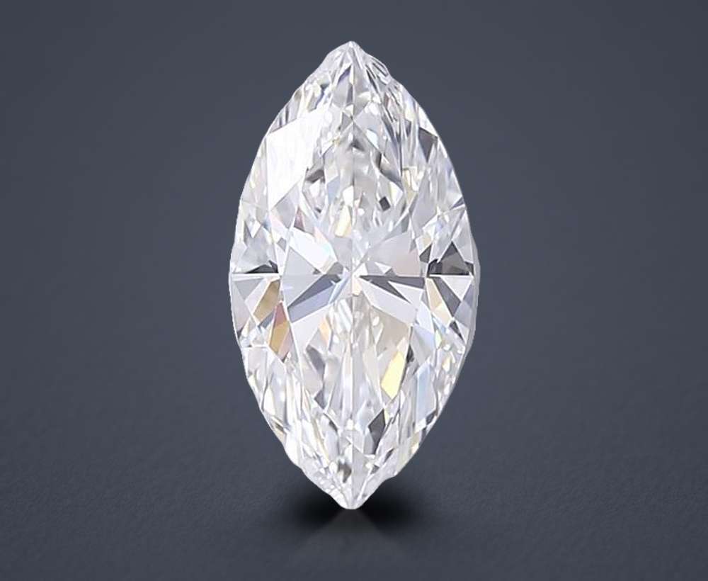 1.06ct D VS2 Rare Carat Ideal Cut Marquise Lab Grown Diamond