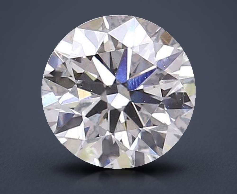 1.47ct H VS2 Rare Carat Ideal Cut Round Lab Grown Diamond