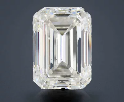 15.09ct F VS1 Rare Carat Ideal Cut Emerald Lab Grown Diamond