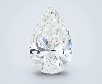 11.26ct F VVS2 Rare Carat Ideal Cut Pear Lab Grown Diamond