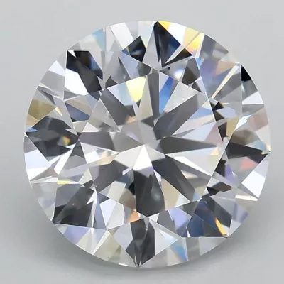 3.01ct E VS1 Rare Carat Ideal Cut Round Lab Grown Diamond