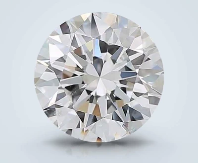 3.01ct E SI1 Rare Carat Ideal Cut Round Diamond