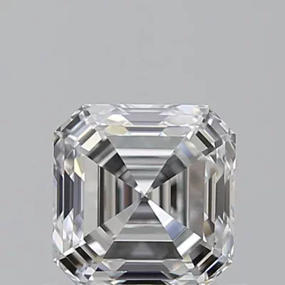 0.71ct E VVS2 Rare Carat Ideal Cut Asscher Diamond