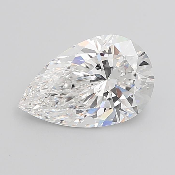 4.07ct F VVS2 Rare Carat Ideal Cut Pear Lab Grown Diamond