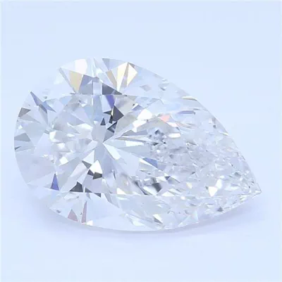 1.64ct E VS1 Rare Carat Ideal Cut Pear Lab Grown Diamond