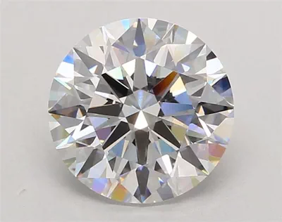 3.04ct D VVS2 Rare Carat Ideal Cut Round Lab Grown Diamond