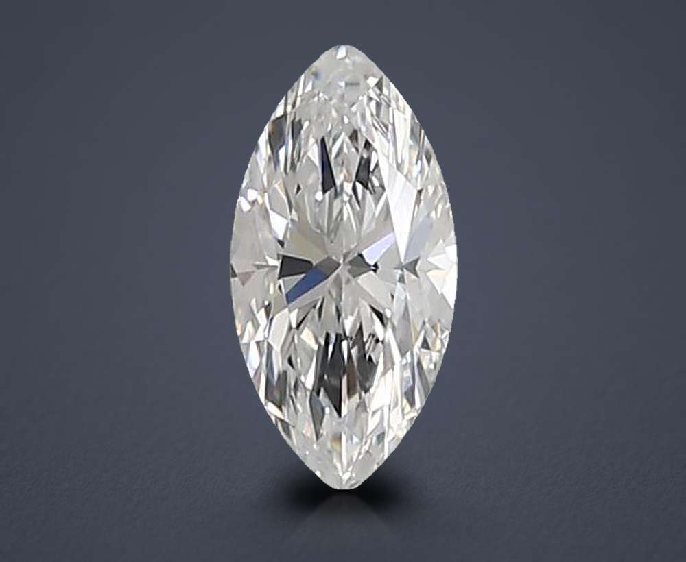 0.69ct D VVS2 Rare Carat Ideal Cut Marquise Lab Grown Diamond