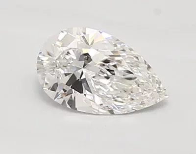 0.88ct D VVS1 Rare Carat Ideal Cut Pear Lab Grown Diamond