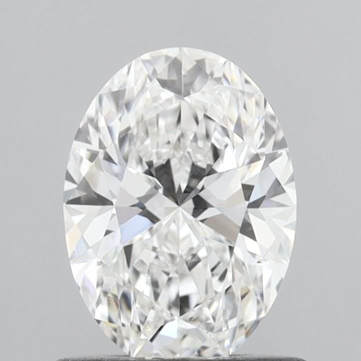 0.77ct D VVS2 Very Good Cut Oval Lab Grown Diamond