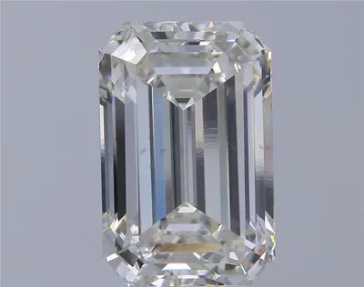 3.32ct H VS2 Rare Carat Ideal Cut Emerald Lab Grown Diamond