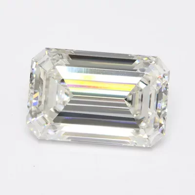 2.72ct F VS1 Rare Carat Ideal Cut Emerald Lab Grown Diamond