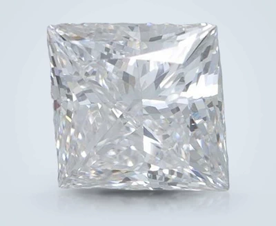 1.69ct F VVS2 Rare Carat Ideal Cut Princess Lab Grown Diamond