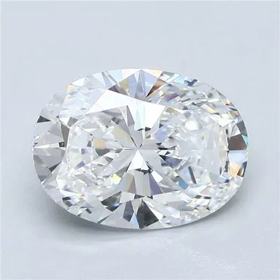 3.02ct F VS2 Rare Carat Ideal Cut Oval Diamond