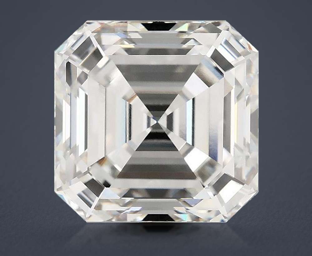 5.09ct G VVS2 Rare Carat Ideal Cut Asscher Lab Grown Diamond