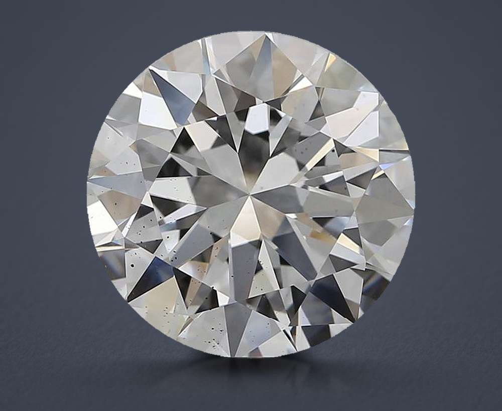 3.50ct E SI1 Excellent Cut Round Lab Grown Diamond