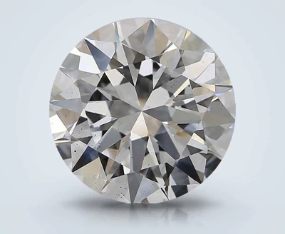 3.50ct E SI1 Excellent Cut Round Lab Grown Diamond