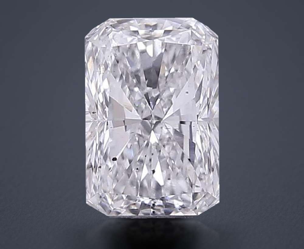 1.41ct F SI1 Very Good Cut Radiant Lab Grown Diamond