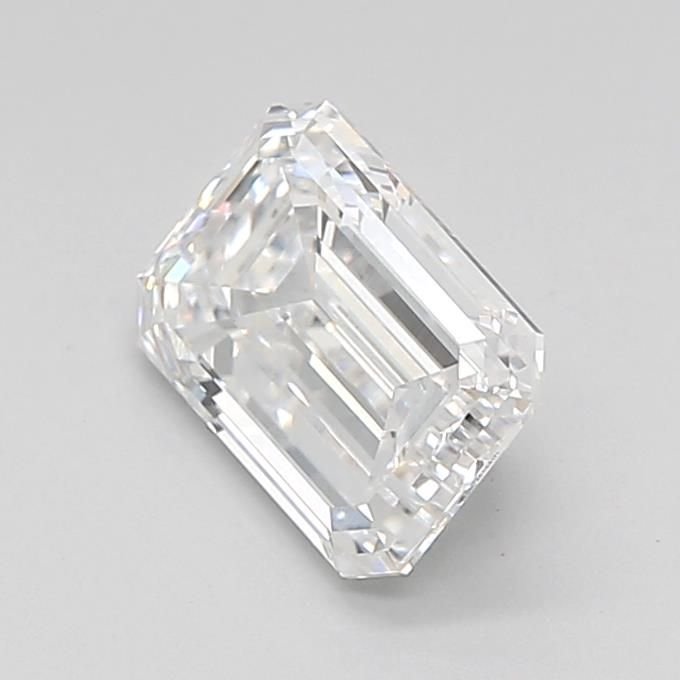 1.44ct D VVS2 Rare Carat Ideal Cut Emerald Lab Grown Diamond