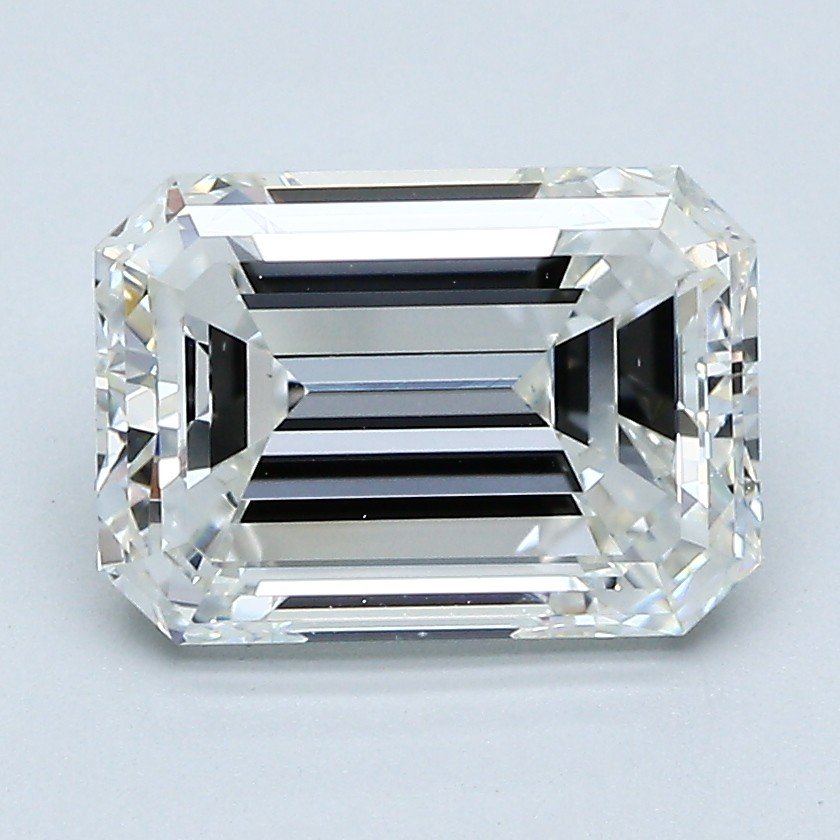 3.06ct H VS2 Very Good Cut Emerald Diamond