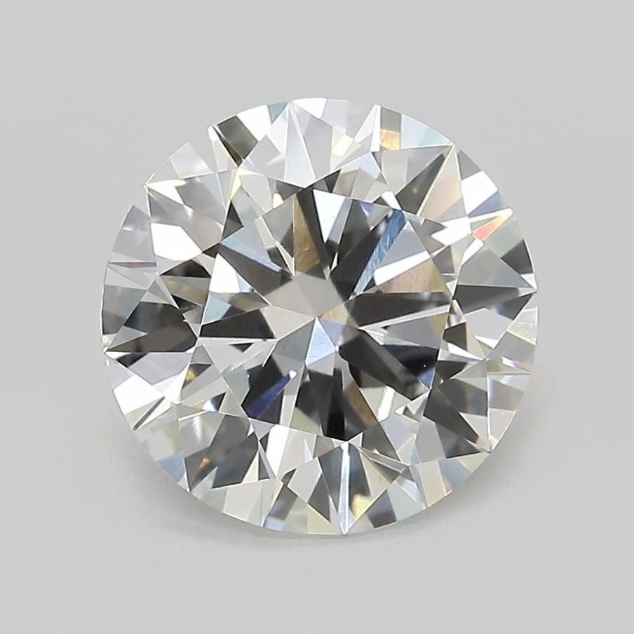 3.74ct E VVS2 Excellent Cut Round Lab Grown Diamond