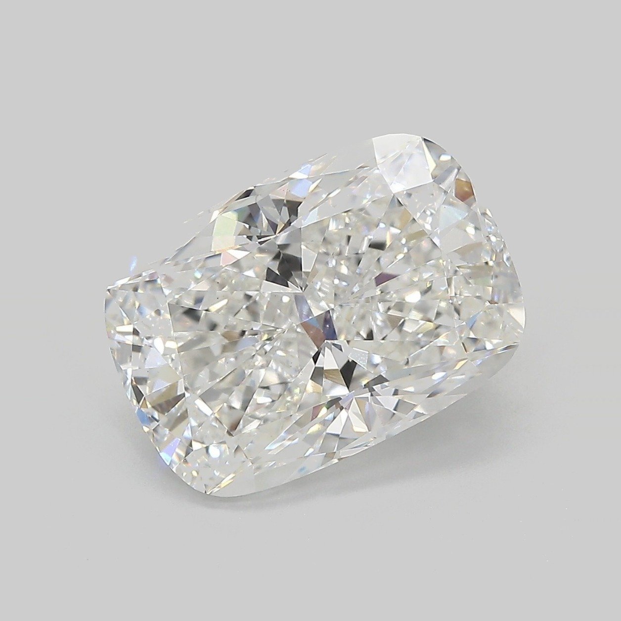 6.42ct E VS1 Rare Carat Ideal Cut Cushion Lab Grown Diamond