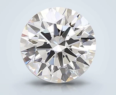 4.39ct D IF Rare Carat Ideal Cut Round Lab Grown Diamond