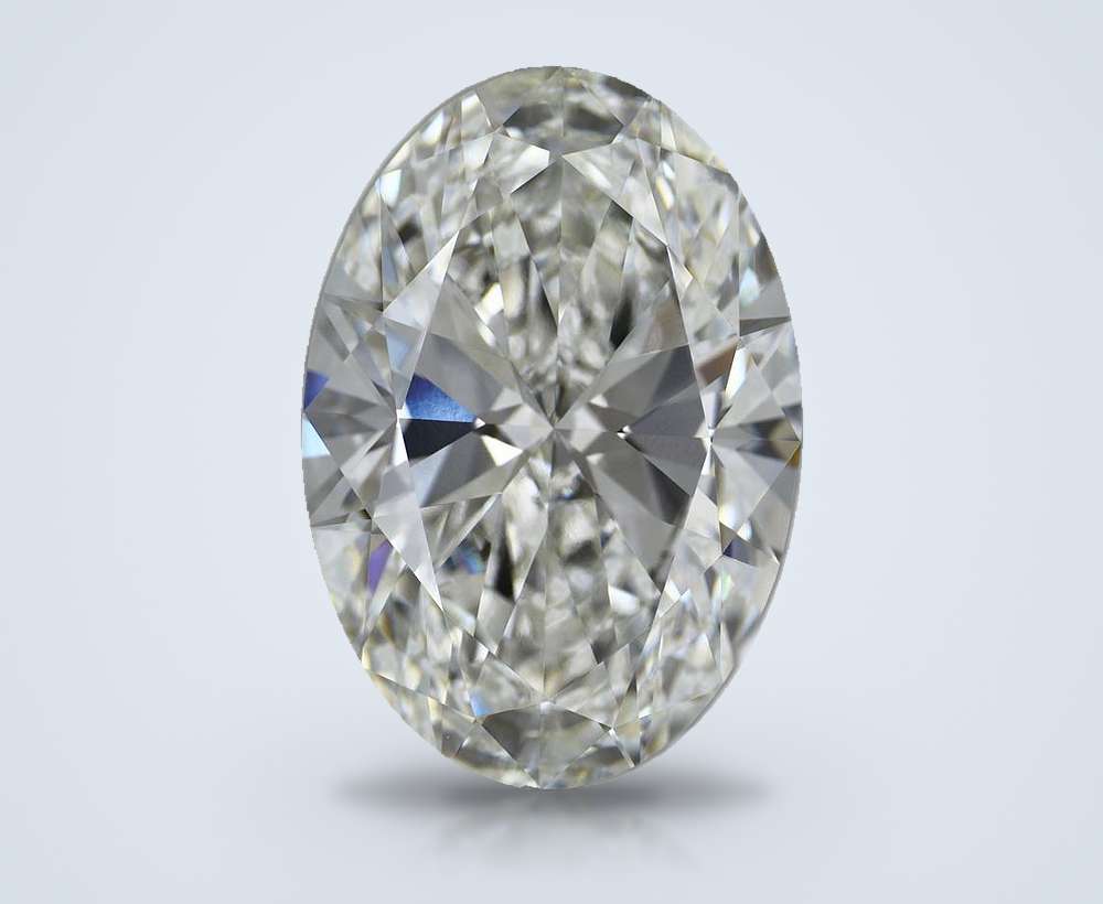 11.03ct F VVS2 Rare Carat Ideal Cut Oval Lab Grown Diamond