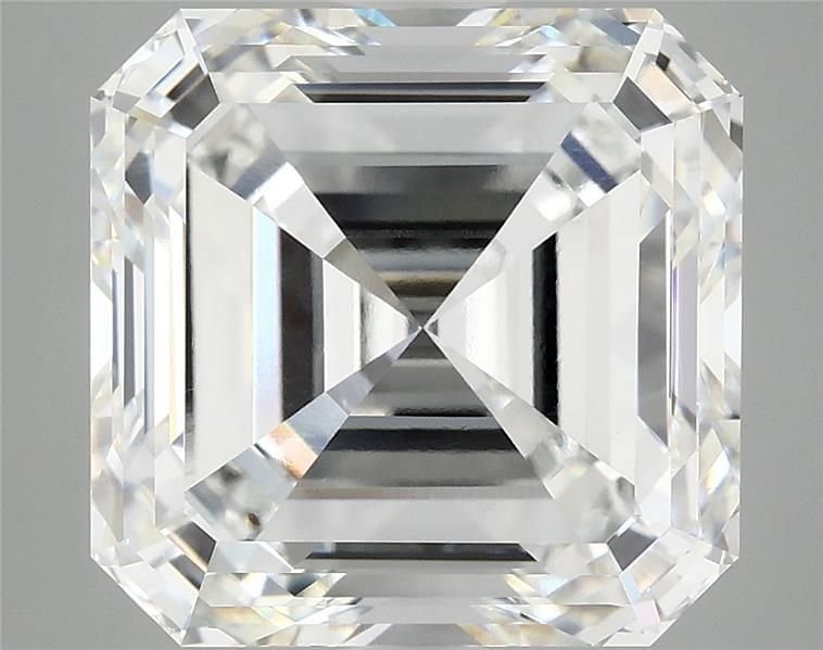 8.01ct F VVS2 Very Good Cut Asscher Lab Grown Diamond