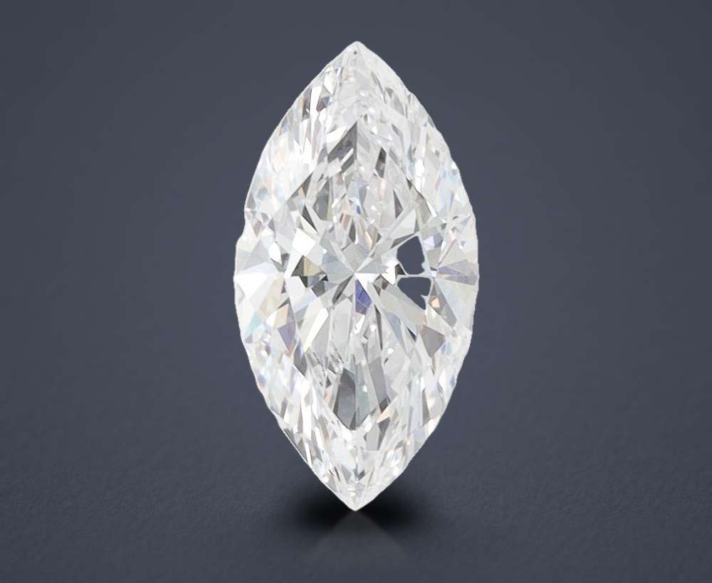 1.09ct D VVS1 Rare Carat Ideal Cut Marquise Lab Grown Diamond