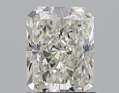1.01ct J SI2 Rare Carat Ideal Cut Radiant Diamond
