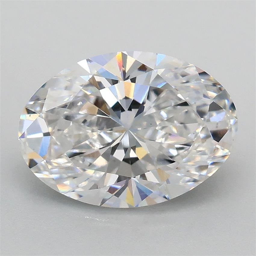 2.05ct D VS1 Rare Carat Ideal Cut Oval Lab Grown Diamond